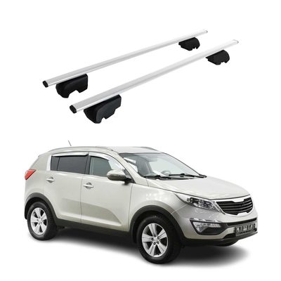 2011-2016 Kia Sportage Roof Rack Cross Bars Silver