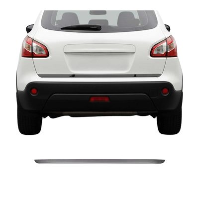 2017-2022 Nissan Rogue Sport Rear Trunk Molding Trim Stainless Steel Dark