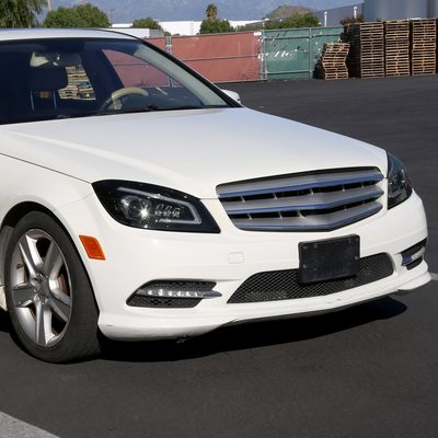 2008-2011 Mercedes Benz W204 C-Class Full LED Projector Headlights Smoke