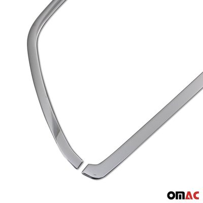 Front Grille Trim for Mercedes Sprinter W906 2006-2018 S.Steel Silver 2 Pcs