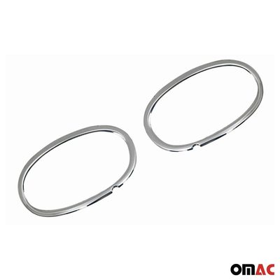 Fog Light Lamp Bezel Cover for Mercedes Sprinter W906 2013-18 S.Steel Chrome 2x