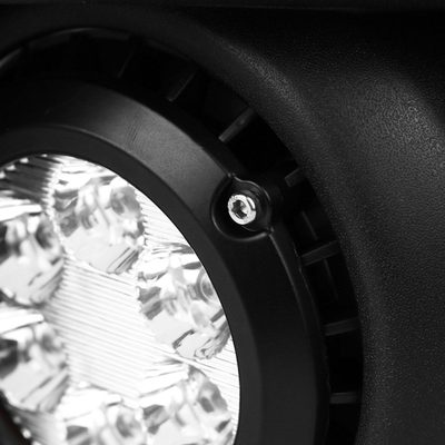 2015-2018 GMC Canyon 6-LED Fog Lights Kit Chrome Housing/Clear Lens