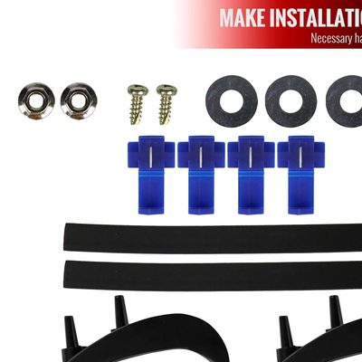 1992-1995 Honda Civic Dual Halo Projector Headlights Glossy Black/Smoke Lens