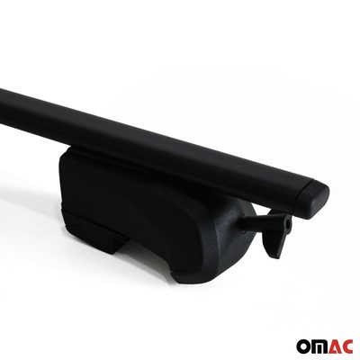 Top Roof Rack Cross Bars Luggage Carrier for BMW X4 2019-2025 2Pcs Black