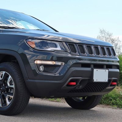 2017-2020 Jeep Compass H8 Fog Lights Kit Chrome Housing/Clear Lens
