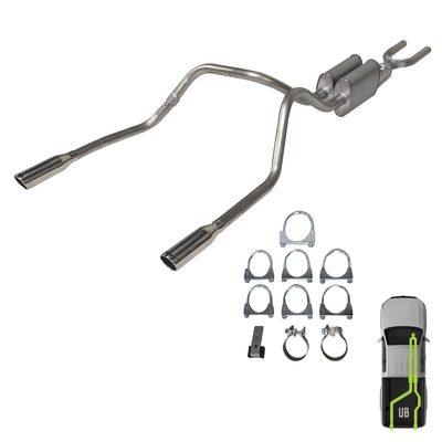 Toyota Tundra, 2014-2021, 5.7L, Clamp/On - MPI Exhaust Cat-Back Dual Exhaust Kits