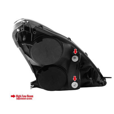2000-2005 Toyota Celica Projector Headlights w/SMD LED Light Strip Black/Smoke