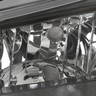 2015-2017 Toyota Camry Projector Headlights Amber Reflectors Gunmetal Housing