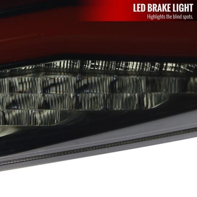 2016-2021 Honda Civic Sedan LED Tail Lights &Signal Lights Glossy Black V2