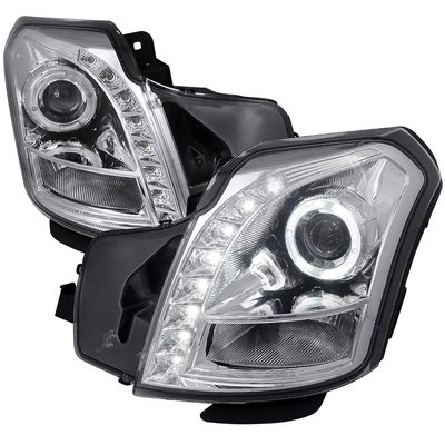 2003-2007 Cadillac CTS Halo Projector Headlights SMD LED Light Strip Chrome