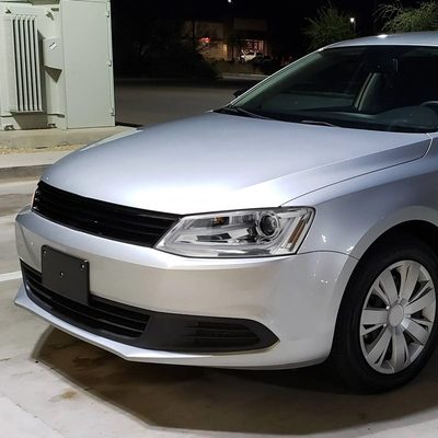 2011-2018 VW Jetta MK6 LED Bar Projector Headlights Chrome/Clear Lens