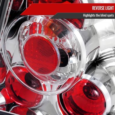 1999-2005 VW Jetta/Bora Mk4 Sedan Tail Lights Chrome/Clear Lens