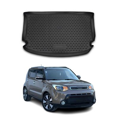 2014-2019 Kia Soul Cargo Liner Trunk Mat All Weather Black