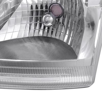 1997-2004 Ford F-150/Expedition Factory Style Crystal Headlights Chrome/Clear