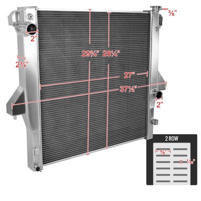 2003-2009 Dodge RAM 2500/3500 5.9L/6.7L Cummins 2Row Performance Radiator