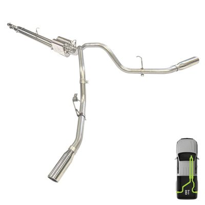 Ford, 2011 - 2016, 6.2L, Stainless - MPI Exhaust Cat-Back Dual Stainless Kits