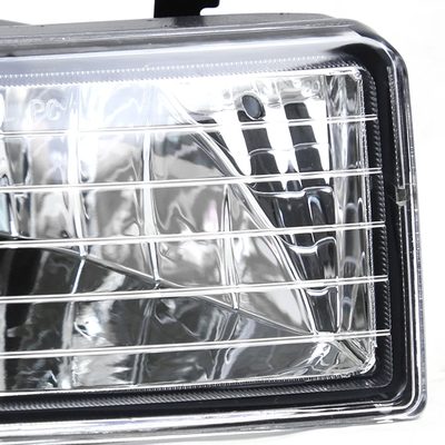 1997-2001 Honda Prelude H3 Fog Lights Kit Chrome Housing/Yellow Lens