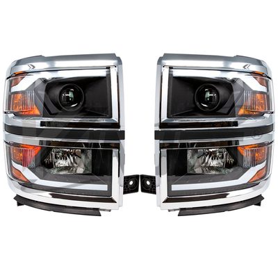 Fits 2014-2015 Chevy Silverado 1500 (WJT-CHRNG0382C-B-SQ)