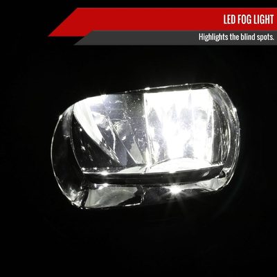 2021-2023 Honda Odyssey LED Fog Lights Kit Chrome Housing/Clear Lens