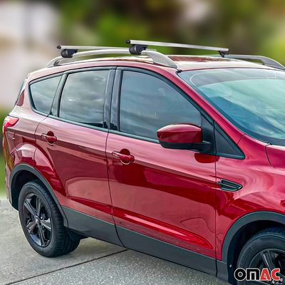 2013-2019 Ford Escape Roof Rack Rail Cross Bars Roof Set Silver