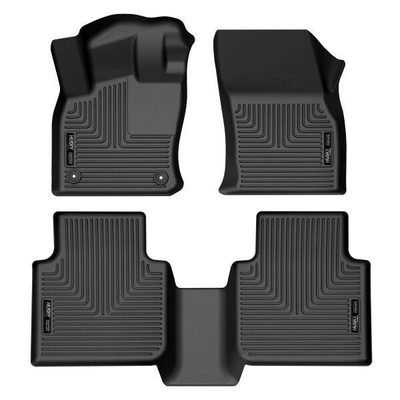 Tapetes Husky Weatherbeater 1ra y 2da Fila Color Negro para Tiguan 18 - 24