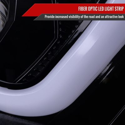 2015-2021 Subaru Impreza WRX/STI LED Bar Sequential Turn Signal Black/Smoke