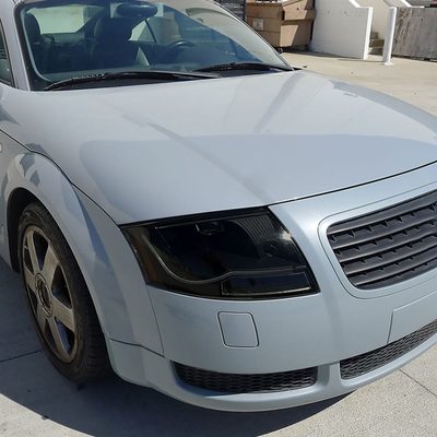 1999-2006 Audi TT LED Bar Projector Headlights Black Housing/Smoke Lens