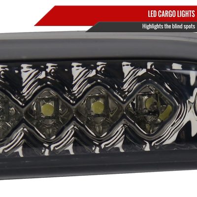 1993-2016 Ford F-250/350/450/550/Ranger LED 3rd Brake Tail Light Chrome/Smoke