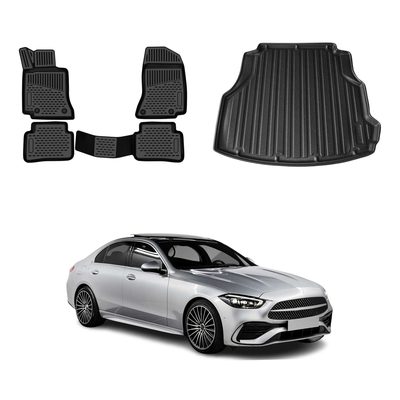 OMAC Floor Mats & Cargo Liners for Mercedes C Class Sedan W206 2022-2026