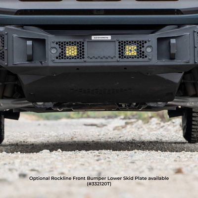 Defensa Delantera Rockline Winch-Ready Full Width With Overrider para Bronco Full Size 21-26