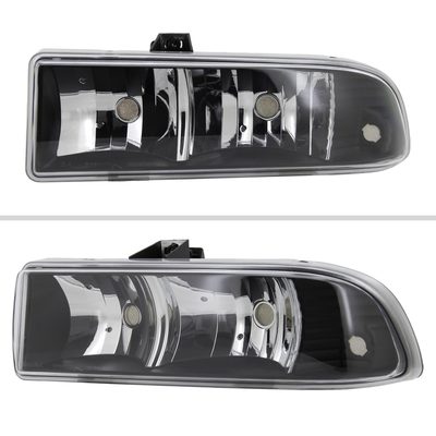 1998-2004 Chevy S10/Blazer Factory Style Headlights Matte Black/Clear Lens