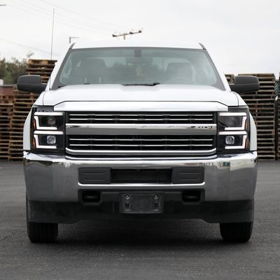 2015-2019 Chevy Silverado 2500HD/3500HD LED Signal Projector Headlights Black