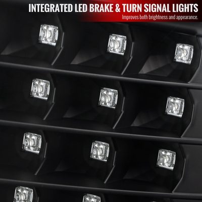 2000-2005 Toyota Celica V2 LED Tail Lights Matte Black Housing/Clear Lens