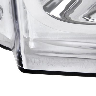 2008-2010 Ford F-250/F-350/F-450 Super Duty Factory Headlights Amber / Chrome