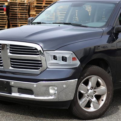 2009-2018 Dodge RAM 1500/ RAM 2500/3500 Headlights White Housing