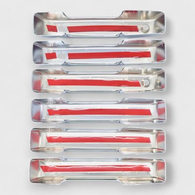 2023-2024 Ford F-250/350/450/550 Door Handle Cover Chrome 6Pcs ABS Plastic
