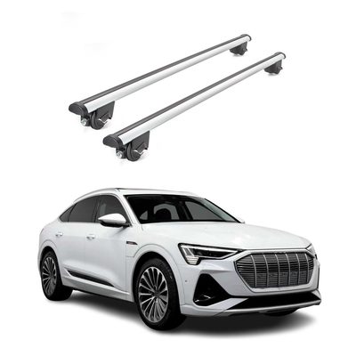 2019-2025 Audi Q8 e-tron Sportback Roof Rack Cross Bars Luggage 220 Lbs Gray 2 Pcs