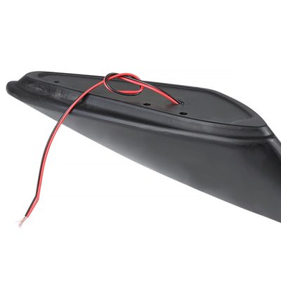 1996-2000 Honda Civic Coupe Matt Black Rear Spoiler Wing LED 3rd Brake Light