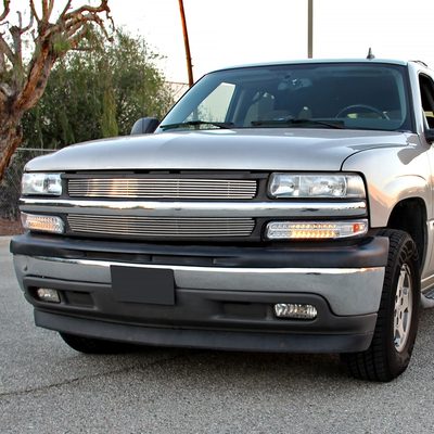 1999-2002 Chevy Silverado/ 00-2006 Tahoe Suburban LED Bumper Lights Chrome
