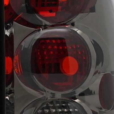 2002-2009 Chevrolet Trailblazer Tail Lights Chrome Housing/Smoke Lens