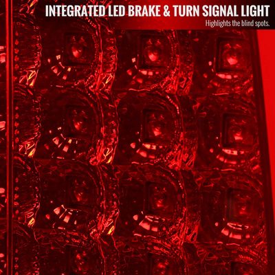 2003-2006 Chevy Silverado LED Tail Lights - G2 Chrome Housing/Red Clear Lens