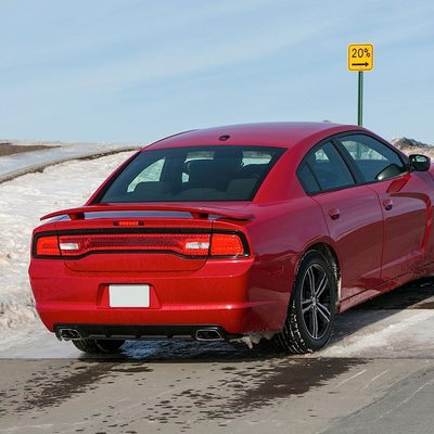 2011-2023 Dodge Charger Black ABS R/T Daytona OE-Style Rear Spoiler Wing