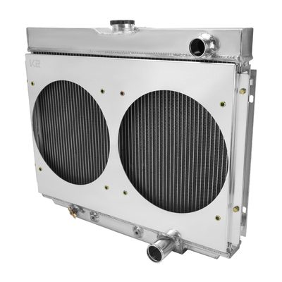 1967-1970 Ford Mustang/ Mercury Cougar 3Row Radiator Dual Shroud Fan