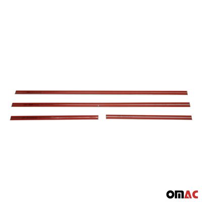 2005-2021 Nissan Frontier Window Molding Trim Streamer Stainless Steel Silver 4 Pcs