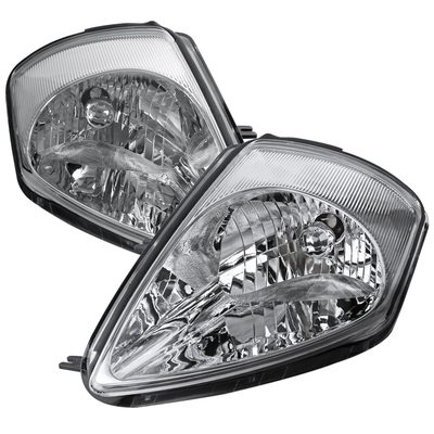 2000-2005 Mitsubishi Eclipse Factory Style Crystal Headlights Chrome/Clear