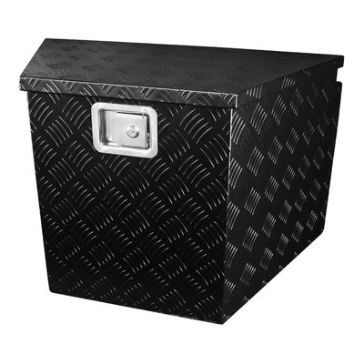 Universal 15~29" Heavy Duty Black Truck Trailer Tongue Tool Box w/ Lock & Keys