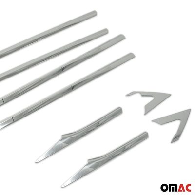2016-2021 Honda Civic Sedan Window Molding Trim Streamer Stainless Steel