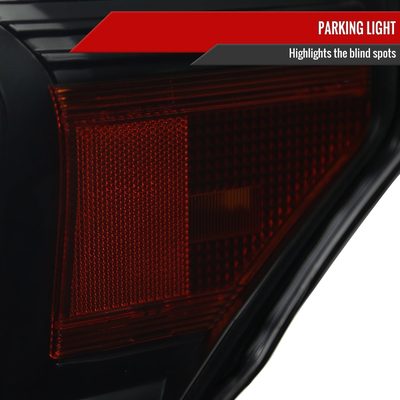 2011-2016 F-250 F-350 F-450 F-550 Dual Halo Headlights LED Signal Lights Smoke