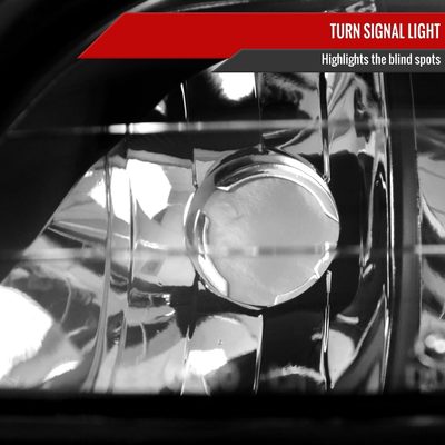 1997-1999 Oldsmobile Cutlass / Chevy Malibu / Classic Factory Headlights Black