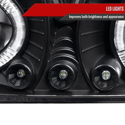 1988-1999 Chevy C/K C10/Blazer/Tahoe/Sierra/Silverado Dual Halo Headlights